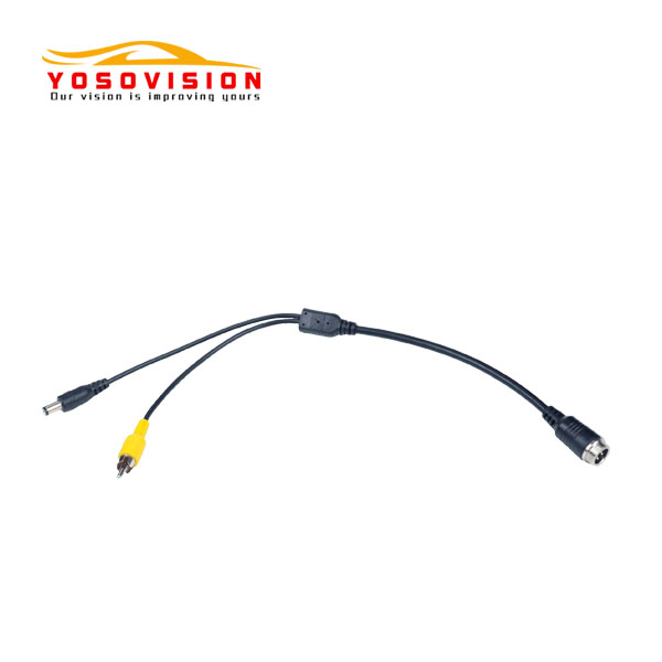 4Pin male to yellow RCA male & DC male adapter cable YS-AD02
