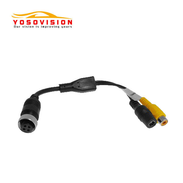 4Pin female to yellow RCA female & DC female adapter cable YS-AD03