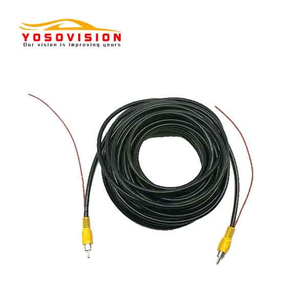5 meters RCA extension cable with reverse-in active wire YS-RC5-HUD